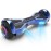Starship Electric Hoverboard with Bluetooth Speaker, Chrome Color Self Balancing Scooters with Science Fiction Design and 6.5 inch LED Wheels (Chrome Blue)
