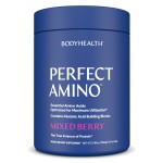 BodyHealth PerfectAmino Powder - BCAA and EAA Powder for Pre and Post Workout - Amino Acid Energy Drink for Men and Women to Support Lean Muscle and Recovery - Mixed Berry - 120 Servings