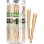 SEMKONT 1-1/4 Rolling Papers Pre Rolled Cones | 152 Pack | Natural Pre Rolled Rolling Paper with Tips | Easy to Use and Convenient