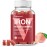 Vegan Iron Gummies Supplement - with Vitamin C, A, B-Complex, Folate, Zinc for Adults & Kids - Health Blood & Energy Support for Iron Deficiency, Anemia, No After Taste - Peach Flavor (90 Ct)