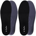 2 Pair-Insoles for Womens Memory Foam Shoe Inserts,Replacement Insoles for Work Boot Running Shoes-Shock Absorption and Cushion for Feet Relief,Comfort Inner Soles for Everyday Use Black 39EU/US8