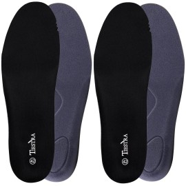 2 Pair-Insoles for Womens Memory Foam Shoe Inserts,Replacement Insoles for Work Boot Running Shoes-Shock Absorption and Cushion for Feet Relief,Comfort Inner Soles for Everyday Use Black 41EU/US10