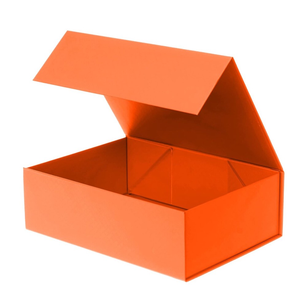 Rsgift Orange Graduation Gift Boxes, 11x7.8x3.5 Inches, with Lids, Perfect for Valentines Day, Birthdays & Presents