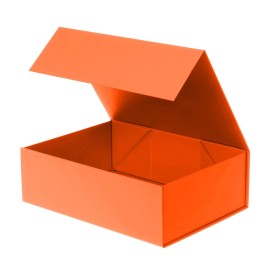 Rsgift Orange Graduation Gift Boxes, 11x7.8x3.5 Inches, with Lids, Perfect for Valentines Day, Birthdays & Presents