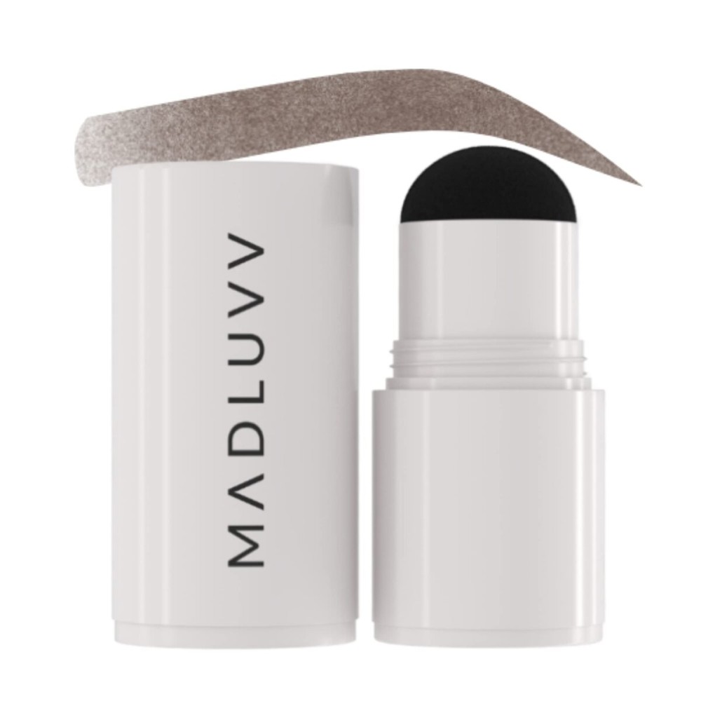 MADLUVV Brow Stamp Refill* - Color Stamp for Brows & Root Touch Up for Women & Men, Instantly Conceal Hair Loss, Grey Hair, Thinning Hair with Stain-Proof/Smudge-Proof Powder Formula (Brunette)