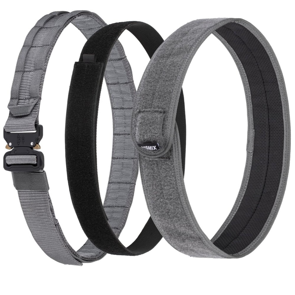 VISMIX Tactical Belt, Quick Release 1.75 MOLLE Battle Belt with Inner Belt and Anti-Slip Pad- Heavy Duty Battle Belts