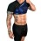 FUXERT Sauna Shirt for Men Sweat Sauna Suit for Gym Exercise Compression Shirt Workout Shapewear (SOBK XXL)