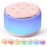 FamiSym Portable Sound Machine for Babies Kids Sleeping - Rechargeable, 7 Colors Night Light, 34 Soothing Sounds, Baby Sleep Soother, Lullaby White Noise Machine, Shush, Baby Shower, Registry Gift
