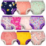 BIG ELEPHANT Potty Training Underwear, 100% Cotton Absorbent Unisex Toddler Pee Pants for Boys & Girls, 3T