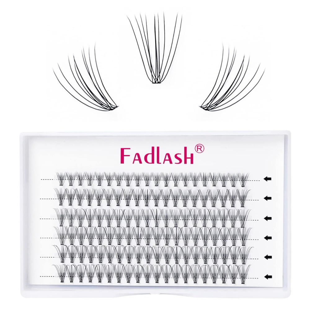 Lash Clusters 72 Individual Lashes Mixed Length Wispy Cluster Lashes Eyelash Clusters DIY Eyelash Extension Individual Lash Extension Supplies Mix (10D-0.07c, 12mm)