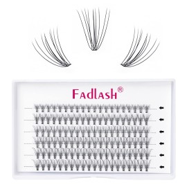 Lash Clusters 72 Individual Lashes Mixed Length Wispy Cluster Lashes Eyelash Clusters DIY Eyelash Extension Individual Lash Extension Supplies Mix (10D-0.07c, 12mm)