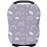 Car Seat Covers for Babies - Multi- use Nursing Carseat Canopy, Breastfeeding Covers, Baby Shower Gifts for Boys and Girls (Grey Rainbow)