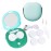 Contact Lens Cleaner Machine, Portable Ultrasonic Cleaning With USB Charger Mirror Tweezers Remover Tool Replaceable Contact Lens Case for Daily Outdoor (green)