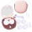 Contact Lens Cleaner Machine, Portable Ultrasonic Cleaning with USB Charger Mirror Tweezers Remover Tool Replaceable Contact Lens Case for Daily Outdoor (Pink)