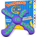 Pool Toys Foam Boomerang - Fun Stocking Stuffer Gifts for Girls & Boys All Ages - Easy to Use & Soft and Safe - Beach Games & Summer Fun - Outdoor Toys For Kids Ages 6 7 8 9 10 11 12 + Year Old
