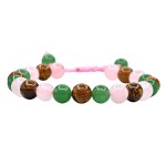 Amazing Gemstone Bracelet for New Mom Manifestation - Green Aventurine Mariyam Jasper Rose Quartz Bracelet Set for Men Women Healing Calming Anxiety Stress Relief Gifts Pulseras Para Hombres Mujer