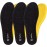 3 Pair -Shoe Inserts for Womens Memory Foam Insoles,Replacement Insoles for Work Boots Running Shoes, Cushion Shock Absorbing for Foot Pain Relief, Comfort Breathable Inner Soles Black 39EU,US8