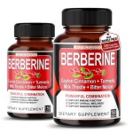 Berberine Supplement - Enhanced with Ceylon Cinnamon, Turmeric, Milk Thistle, Bitter Melon for Digestion, Immunity & Weight Managament Support (150 Count (Pack of 2))
