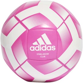 adidas Unisex-Adult Starlancer Club Ball, Team Shock Pink/White, 4