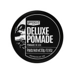 UPPERCUT DELUXE Deluxe Pomade, 0.9 oz / 30g - Strong Hold, High Shine Hair Pomade - Water-Based, Easy Washout - Classic Barber Styling for Slick Backs, Side Parts & Pompadours