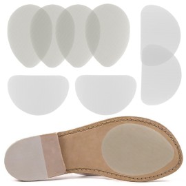Non-Slip Shoes Pads Sole Protectors Adhesive, High Heels Anti-Slip Shoe Grips(Clear 4pairs)