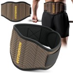 MANUEKLEAR Gym Weight Lifting Belt Weight Lifting Workout Weightlifting Powerlifting Belt for Men Women - 7.5inch - Bodybuilding Fitness Back Support for Cross Training, Squats, Lunges