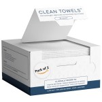 Clean Skin Club Clean Towels, 100% USDA Biobased Face Towel, Disposable Face Towelette, Eczema Association Accepted, Makeup Remover Dry Wipes, Ultra Soft, 25 ct per pack, 2 Packs, 50 Ct Total