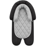 Pro Goleem Car Seat Head Support Infant, Soft Infant Car Seat Insert, 2 in 1 Carseat Head Support for Newborn, Perfect for Car Seat, Stroller, Swing, Bouncer, Gray and Black