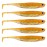 QualyQualy Soft Plastic Swimbait Paddle Tail Shad Lure Soft Bass Shad Bait Minnow Paddle Tail Swim Bait for Bass Trout Walleye Crappie - 2.75in, 3.14in, 3.94in, 5in