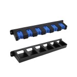 Ducurt Vertical Fishing Rod Rack - 6-Rod Storage Wall-Mounted Holder for Garage & Boat - Blue