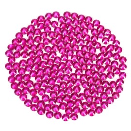 Novani Rhinestones Flatback Rhinestones Glass Nail Gems Stones Jewels Round Gemstones Non-Hotfix Crystal,SS10,1440 Pieces,Peach