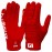 Nxtrnd G1 Youth Football Gloves, Kids Sticky Receiver Gloves (Red, Youth Small)