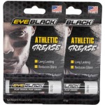EyeBlack Under Eye Black Grease to Reduce Glare Game Day | Football Softball Baseball Soccer | Worn by The Sports Pros - 2 Sticks (Black)