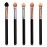 UorPoto Eyeshadow Applicators Sponge Double Sided Reusable 5Pcs Professional Blendable Organic Foam Tip Makeup Eye Shadow Applicator Brush Set Washable