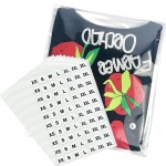 PigPotParty 10 x 13 Clear Plastic T-Shirt Bags with Clothing Size Stickers, 100 Pcs Cellophane Shirt Sleeves Packaging Bags for Small Business, Thick, Self-adhesive & Resealable