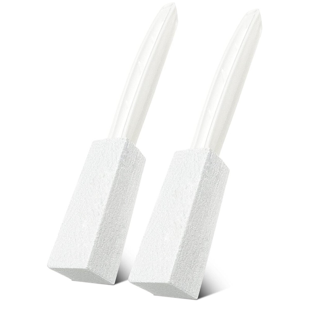 Kadden 2 Pack Toilet Cleaner Hard Water Build up Remover with Ergonomic Handle, Pumice Stone Cleanning Tool Stain Hard Water Ring Cleaner for Toilet, Pool, Bathroom, Sink
