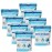 Scrubzz Disposable No Rinse Bathing Wipes - All-in-1 Single Use Shower Wipes, Simply Dampen, Lather, and Dry Without Shampoo or Rinsing (Unscented, 8-Pack)