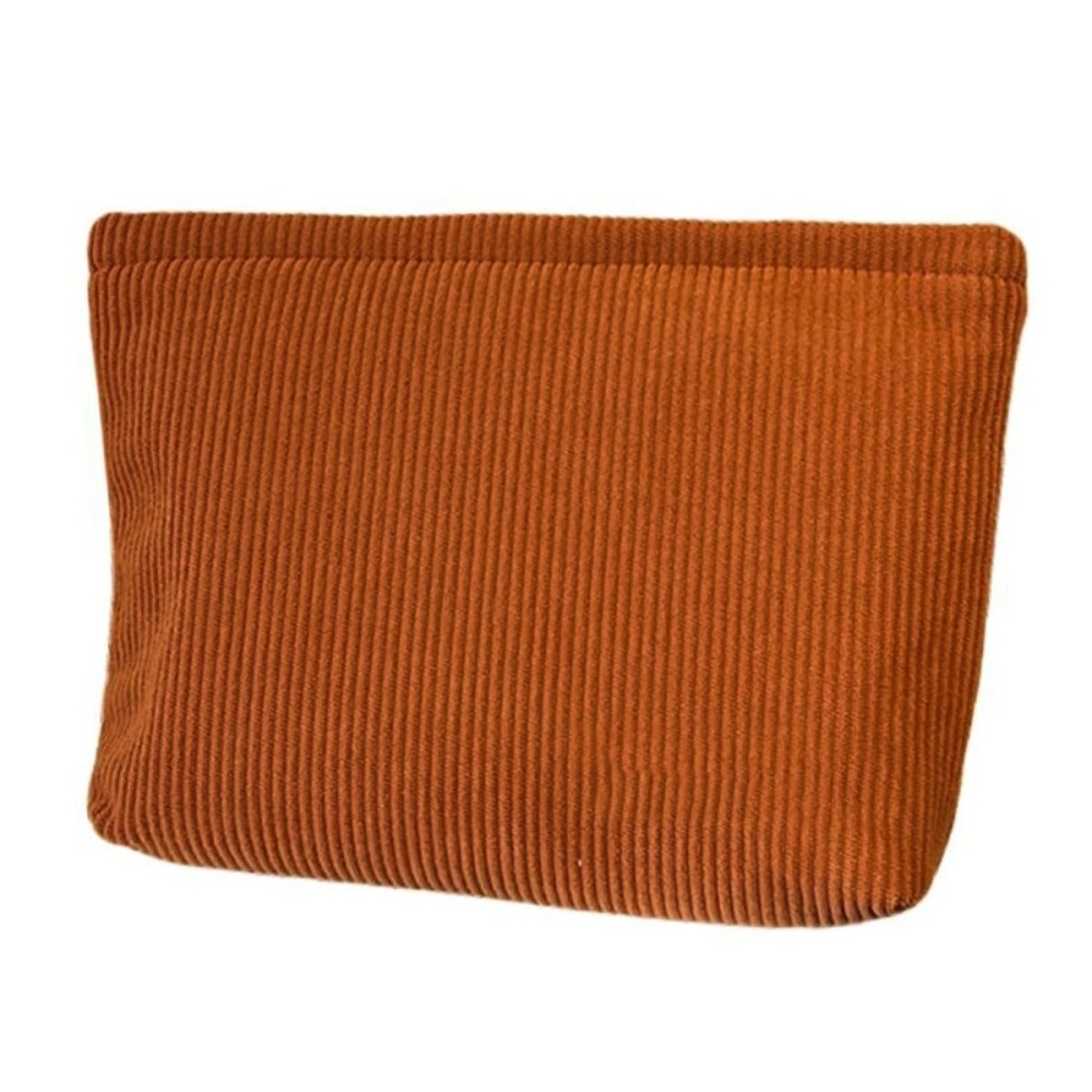 SxoSyo Cosmetic Bags for Women Makeup Bag Large Capacity Purse Travel Toiletry Zipper Storage Pouch Make up Brushes Organizer for Gifts (Corduroy, Khaki)