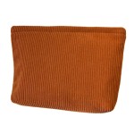 SxoSyo Cosmetic Bags for Women Makeup Bag Large Capacity Purse Travel Toiletry Zipper Storage Pouch Make up Brushes Organizer for Gifts (Corduroy, Khaki)