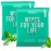 HyperGo XL Body Wipes for Women & Men - 12 x12 Rinse-Free Full Body Cleansing Wipes 2-20 Count Packs - Mint | Biodegradable, Hypoallergenic, Aloe-Infused | Gym, Festival, Camping Essentials