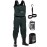 Foxelli Chest Waders, Waterproof 4mm Neoprene Hunting & Fishing Waders for Men & Women with Boots