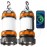 Camping Lantern Rechargeable , Alpswolf Camping Flashlight 4000 Capacity, 6 Modes, IPX4 Waterproof, Led Lantern for Camping, Hiking, Outdoor Recreations Orange 2 Pack
