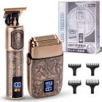 Ufree Foil Shavers Electric Razor for Men, Beard Trimmer Grooming Shaving Kit, Hair Trimmer, Cordless Head Shavers for Bald Men Barber Clippers, Birthday Gifts for Him