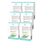 Organyc - 100% Certified Organic Cotton Swabs - No Man-Made Materials 200 count (6 Pack)