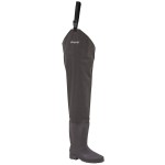 FROGG TOGGS Rana II Waterproof PVC Fishing Bootfoot Hip Wader for Fishing, Brown Cleated, 4