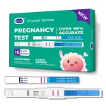 DAVID Pregnancy Test 16 Counts HCG Midstream Tests Early Detection, 6 Days Earlier Than The Missed Period, 6 Lightweight Pregnancy Tests and 10 Pregnancy Tests Strips