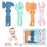 TYRY.HU Baby Teething Toys for Babies, Baby Teether Toys, BPA Free Silicone Baby Molar Teether Chew Toys, Hammer Wrench Spanner Pliers for Boys Girls, Soft-Textured, Easy to Hold & Clean, 4 Packs