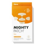 Hero Cosmetics Mighty Patch Face Patch - XL Hydrocolloid Face Mask for Acne, 5 Large Pimple Patches for Zit Breakouts on Nose, Chin, Forehead & Cheeks (1 Count)