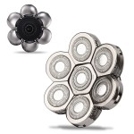 UPTARD Head Shaver Replacement Heads, 7D Rotary Blades, Silver, Men\'s Electric Shaver Replacement Heads, 7 Pieces