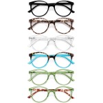 GIBLOGO Reading Glasses for Women/ Men Eye Glasses Blue Light Reading Glasses Cheaters Eyeglasses